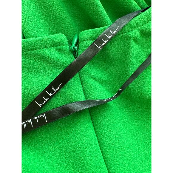 New ~ NICOLE MILLER ~ Twist Front Cutout Jumpsuit Size 14 - Picture 6 of 7